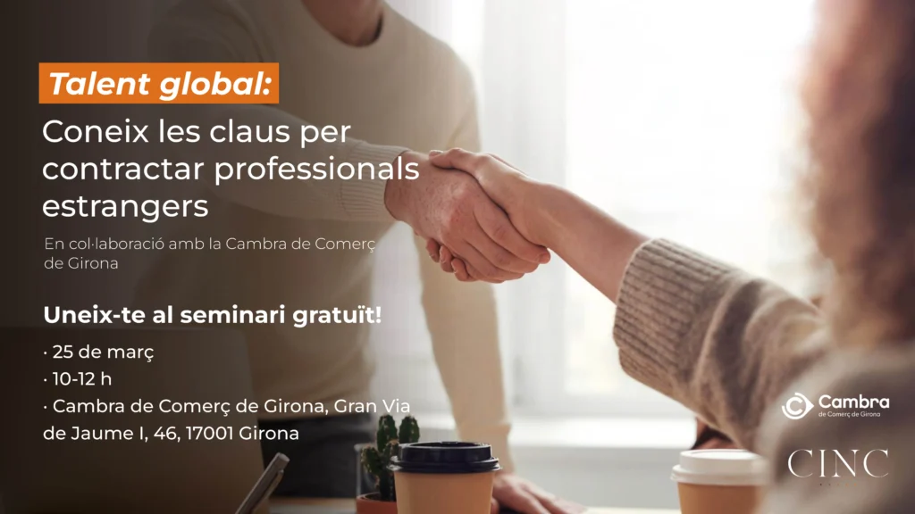 Contractació de professionals estrangers